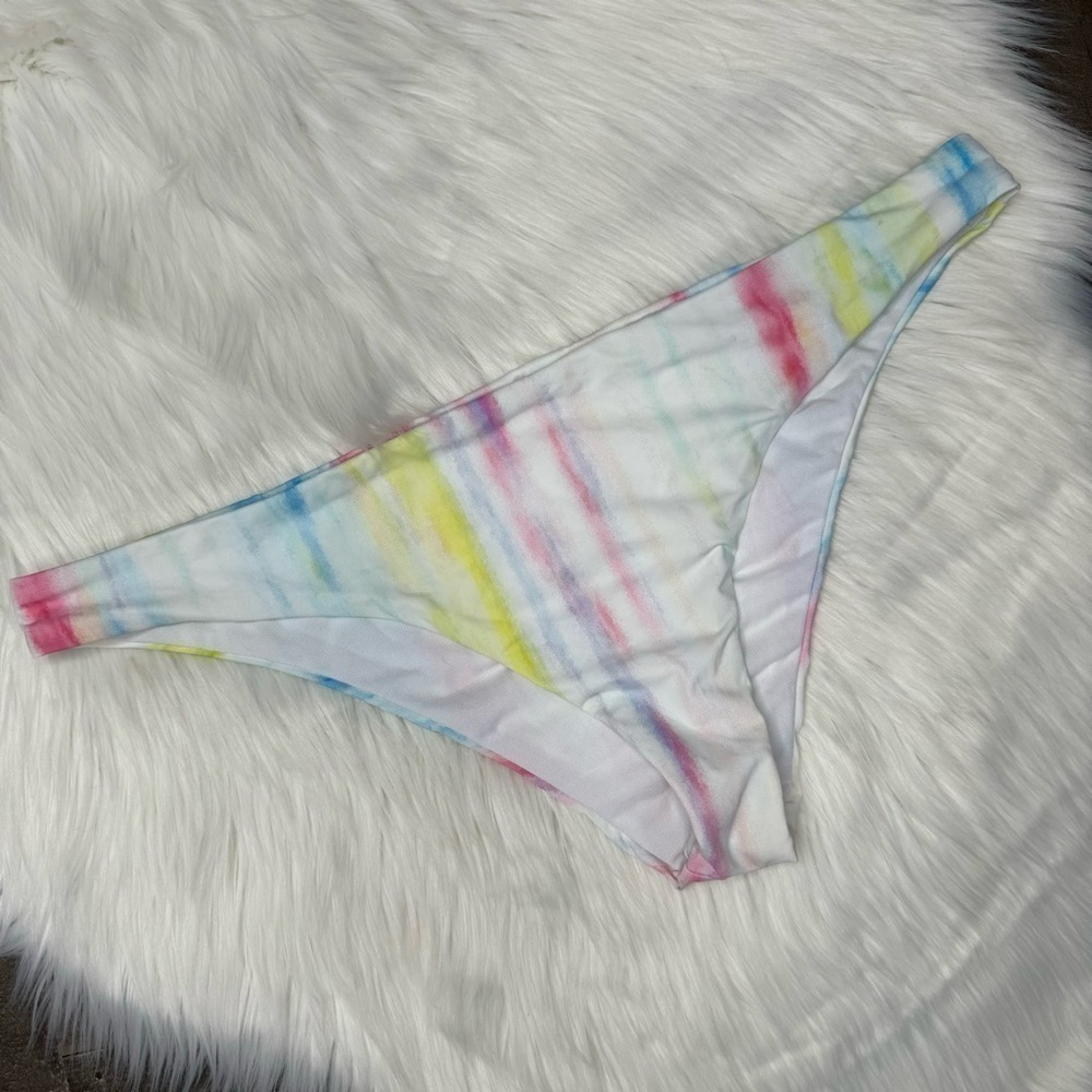 NWOT Bar III Multicolored Cheeky Bikini Bottom
